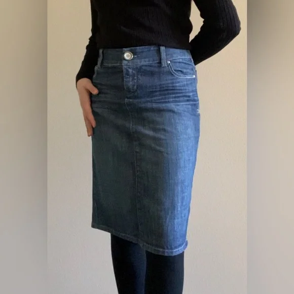 Level 99 vintage jean skirt - Picture 1 of 5